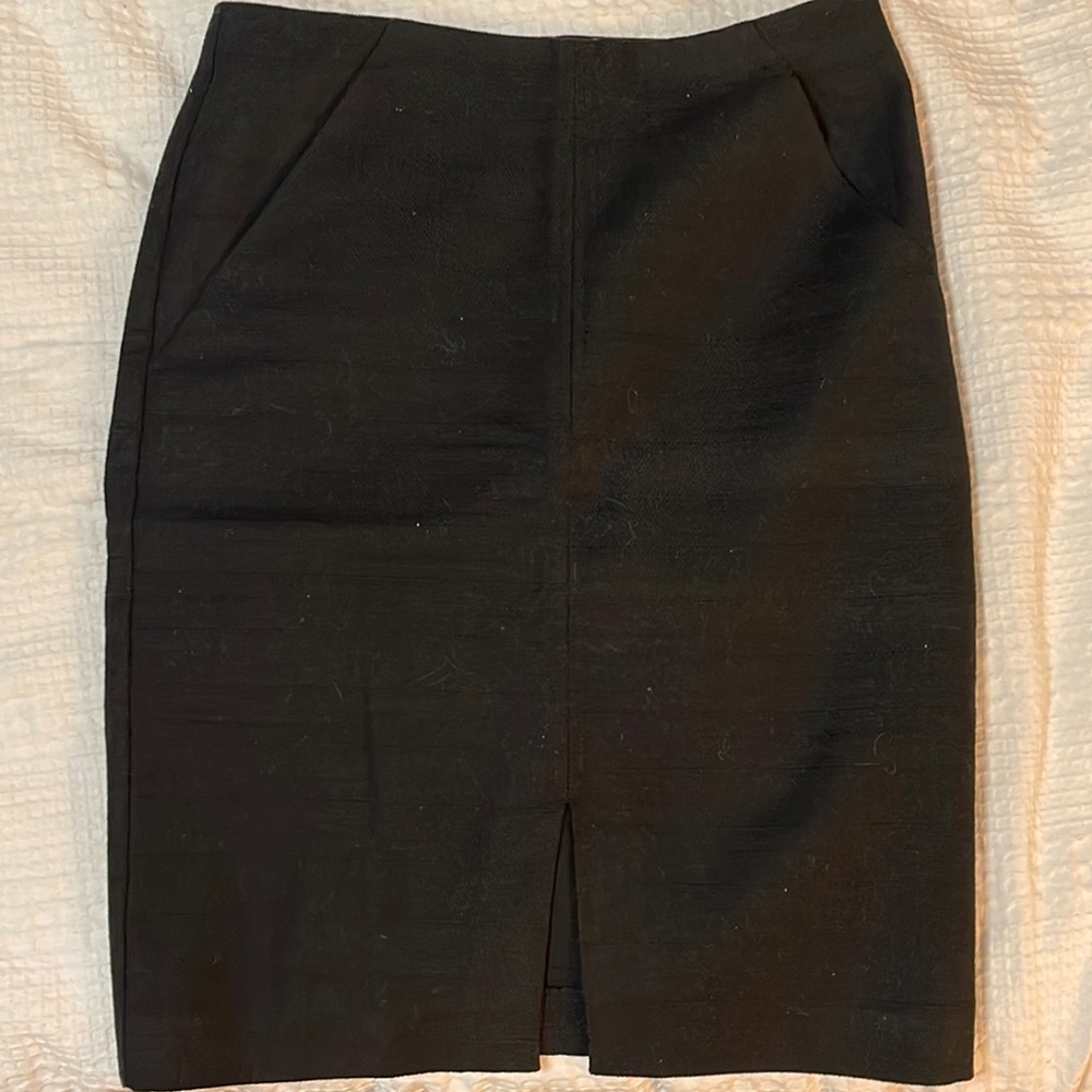 Black Loft Pencil Skirt